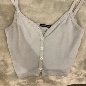 Brandy Melville button down tank top